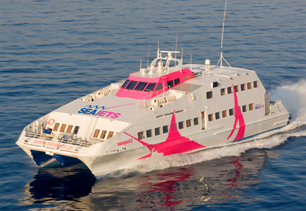 Greek catamaran ferry