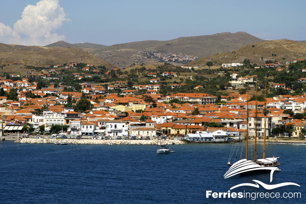 Ferries to Lemnos island, Greece